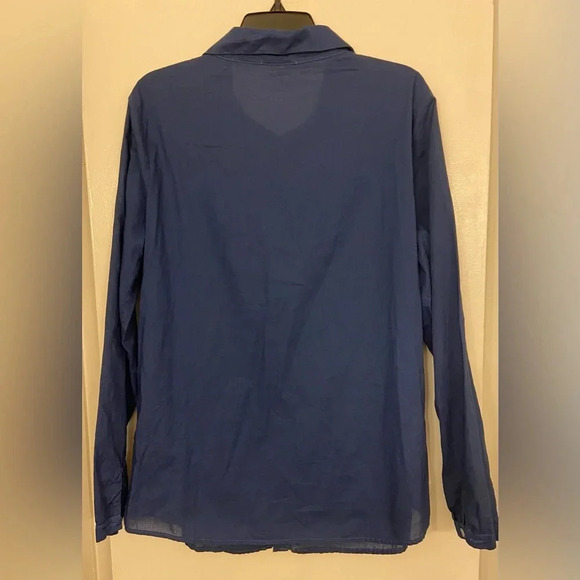 CP Shades Cotton Button Down Blue Size Medium - Picture 2 of 6